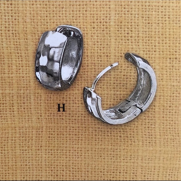 Silpada Sterling Silver Huggie Hoop Earrings P1636 - Picture 13 of 16